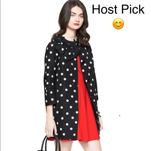 kate spade polka dot jacket